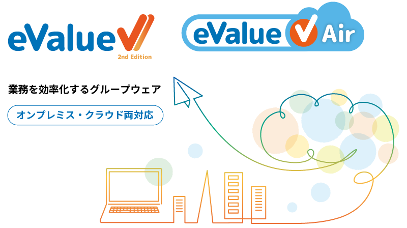 業務を効率化するグループウェア「オンプレミス・クラウド両対応」